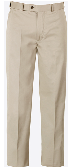 FARAH FLAT FRONT TAILORED COTTON TROUSERS $89